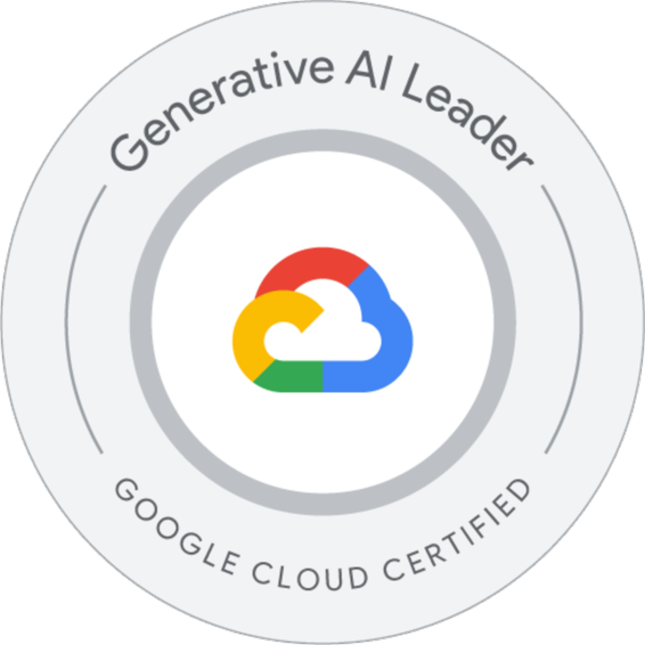 Google Cloud Certified: Generative AI Leader badge